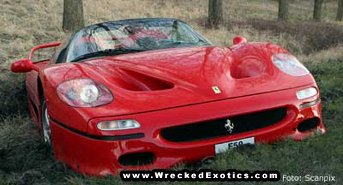 Ferrari F50 Crash