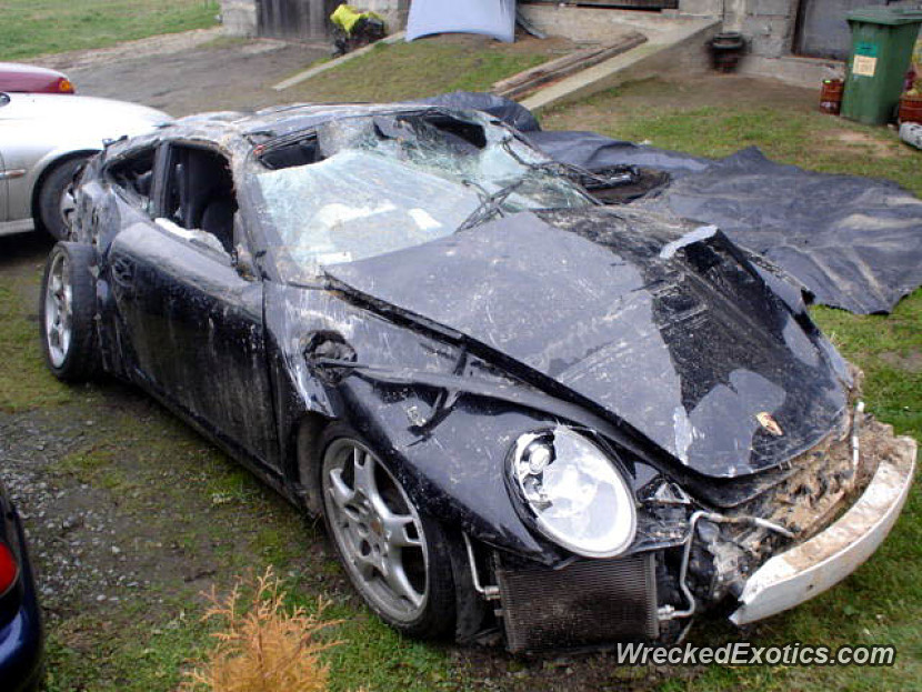 Porsche - A Porn Star Was Driving Her Boyfriend's Porsche When She Wrecked it During  The...