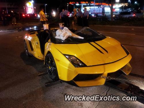 Woman Driving Her Husband's Lamborghini Went Around a Turn at 30 Mph, Hit a  Curb...